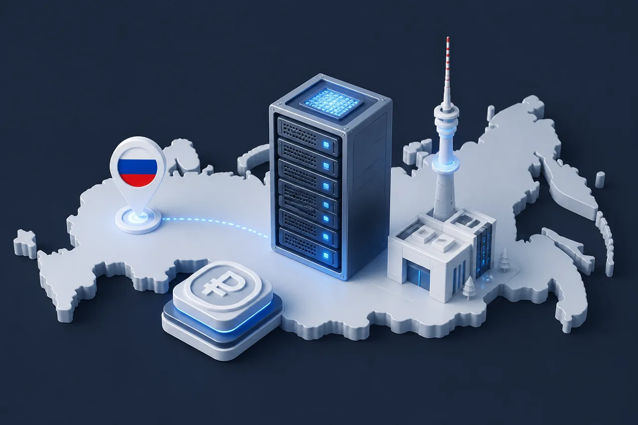 Сервер в российском дата-центре