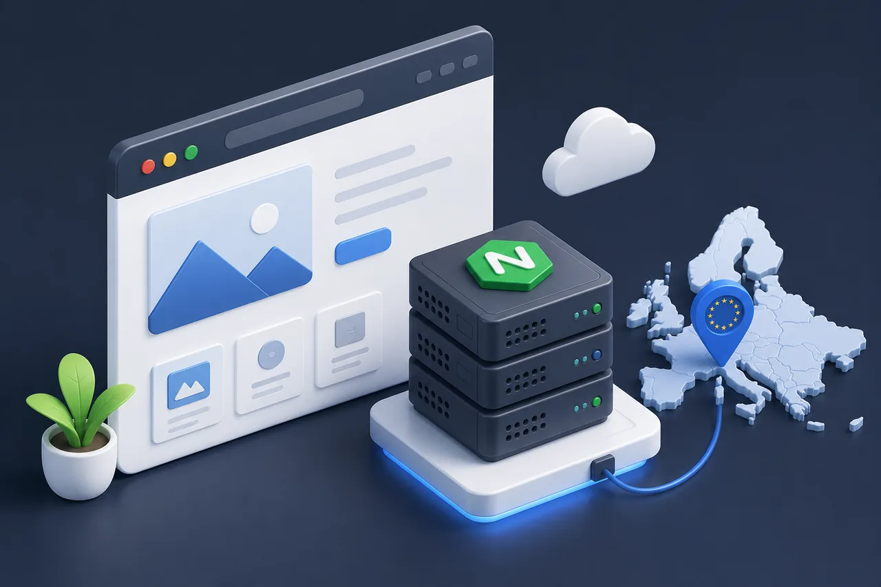 VPS для WordPress: сайт на сервере в Европе